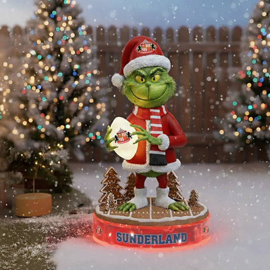 PREMIUM EPL X SUN  Holiday Spirit Collectible Grinch Statue led light NDT NHM 111125