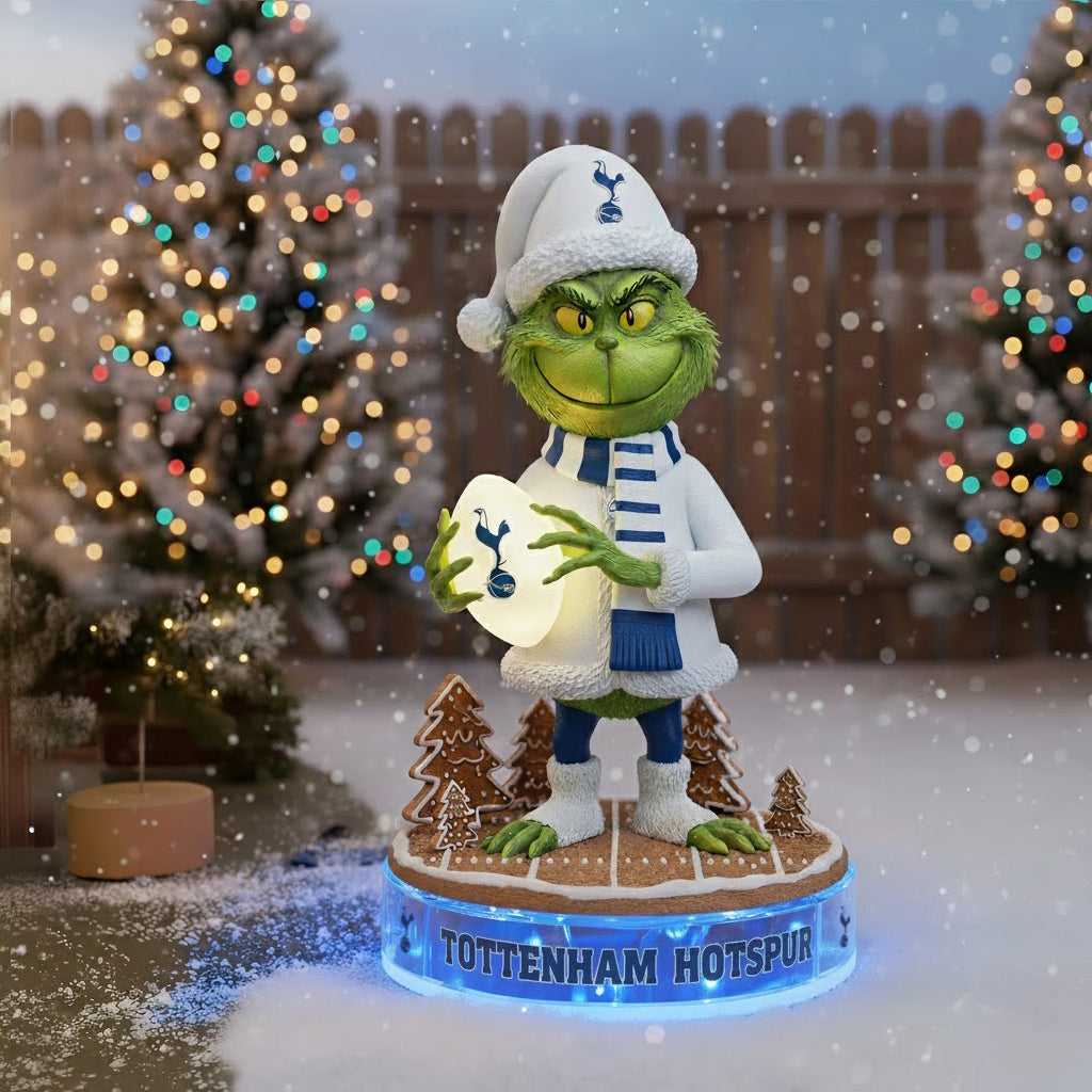 PREMIUM EPL X TOT Holiday Spirit Collectible Grinch Statue led light NDT NHM 101125