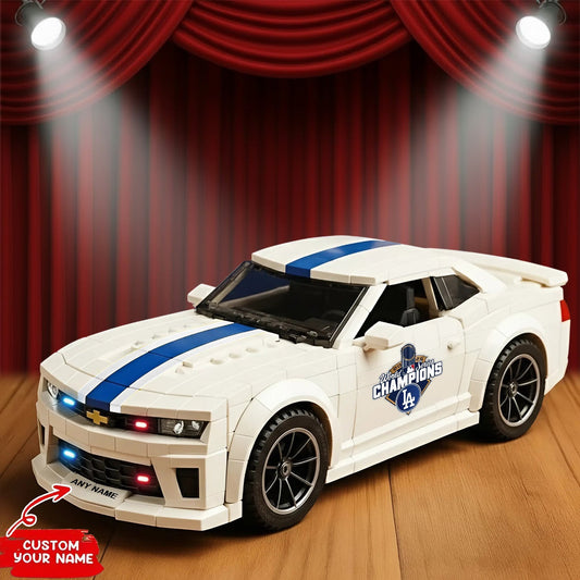 PREMIUM MLB x LAD Ÿ?? National League Champions 2025 LED LIGHT Team Camaro Z28 NDT NHM 051125