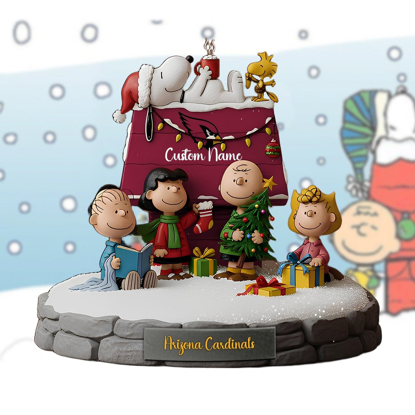 PREMIUM NFL X AZI Snoopy Special Acrylic Block Gift NDT NHM 101125