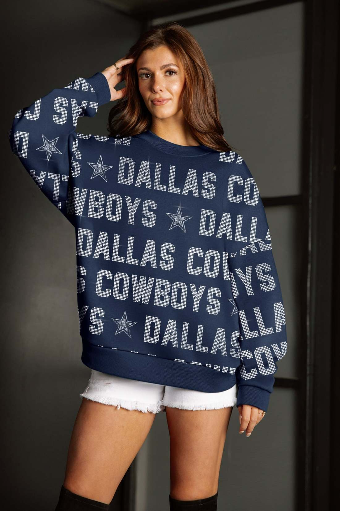 PREMIUM NFL X DAL  HYPE ERA  DROP SHOULDER PULLOVER NDT NHM 151125