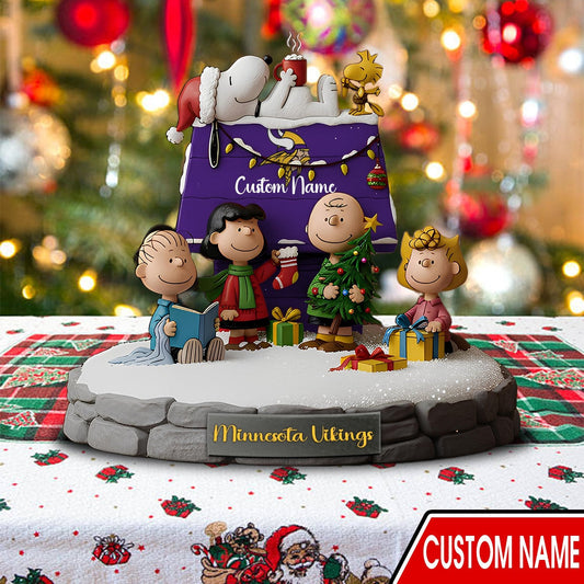 PREMIUM NFL X VIKI  Snoopy Special Acrylic Block Gift NDT NHM 101125