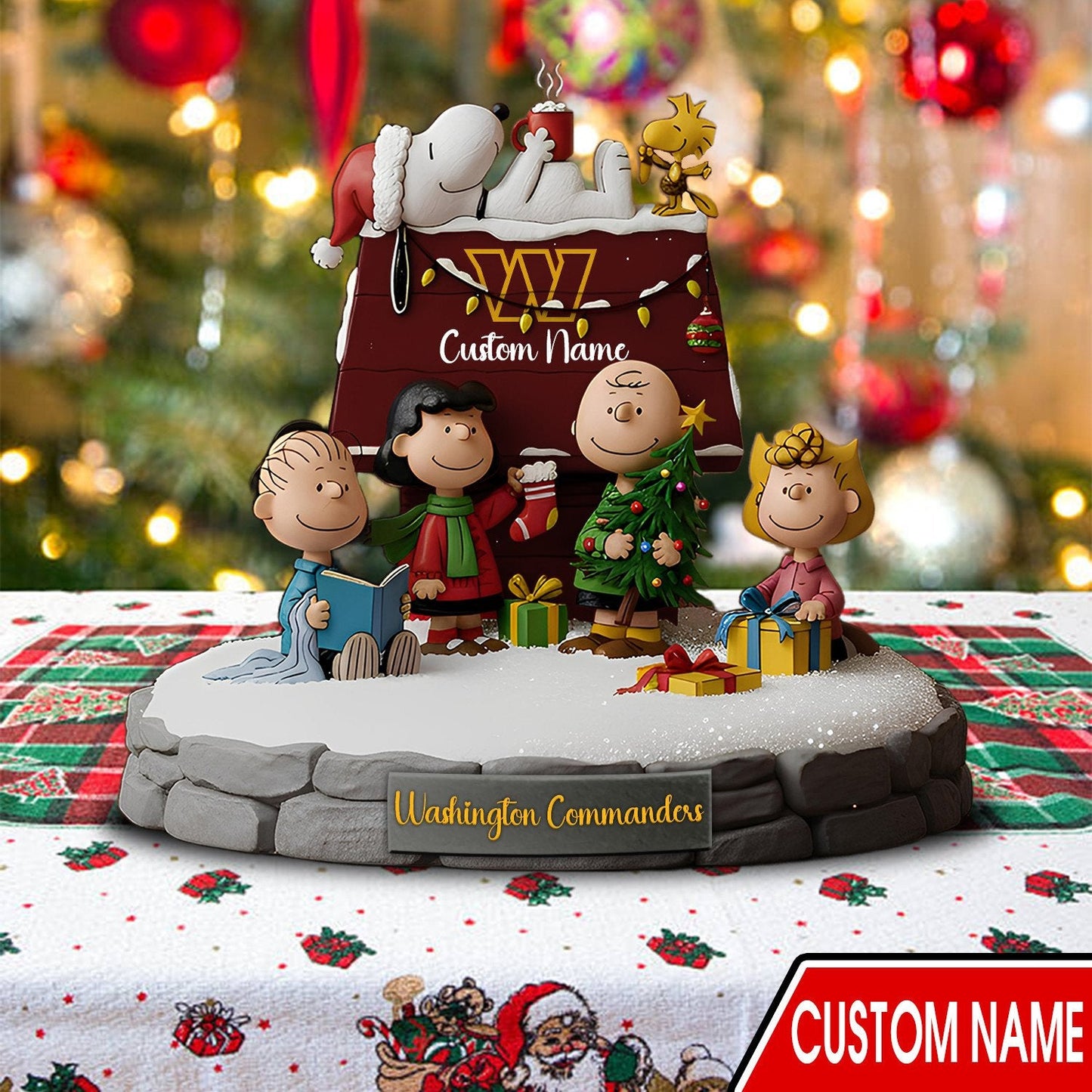 PREMIUM NFL X WAS Snoopy Special Acrylic Block Gift NDT NHM 101125