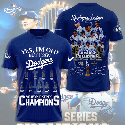 PREMIUM MLB x LAD World Series Champions 2025 V3 Tshirt NDT NHM 0511