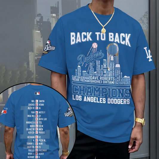 PREMIUM MLB x LAD World Series Champions 2025 V6 Tshirt NDT NHM 0511