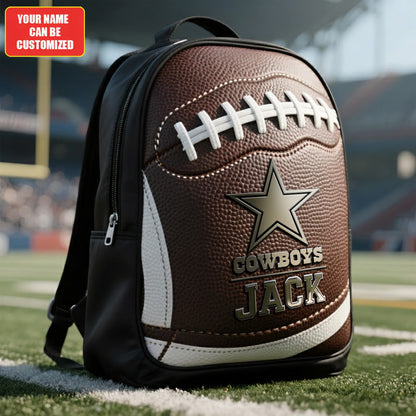PREMIUM NFL X DAL EMBOSSED LEATHER GEAR BAG NDT NHM 101125