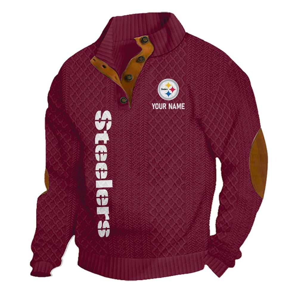 PS NFL Basic Knitted Stand Collar Sweatshirt DDT CTND