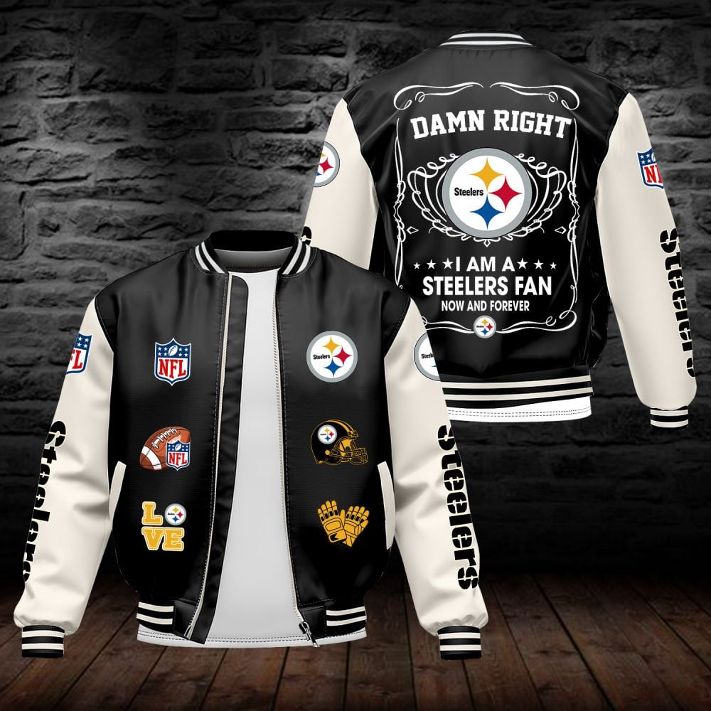PS NFL Premium Leather Bomber Jacket DDT HLPHUONG