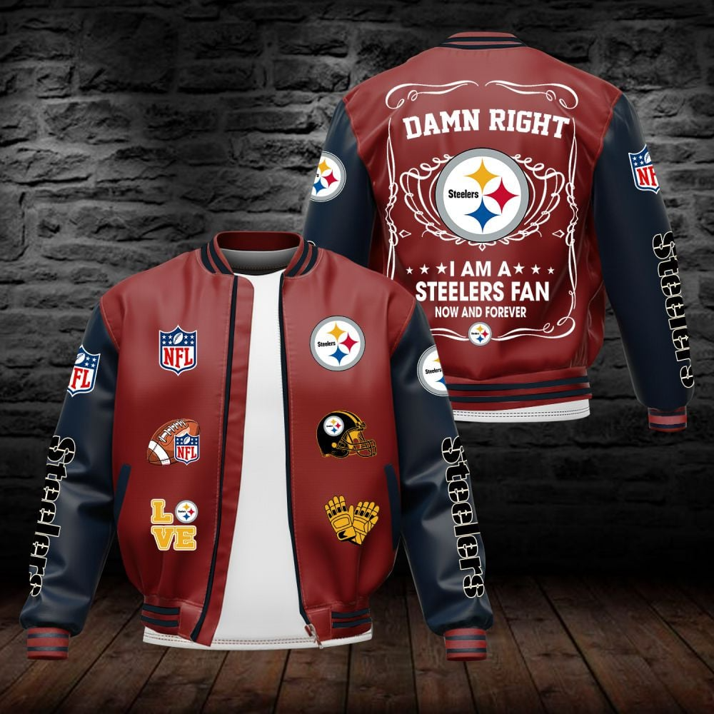PS NFL Premium Leather Bomber Jacket DDT HLPHUONG
