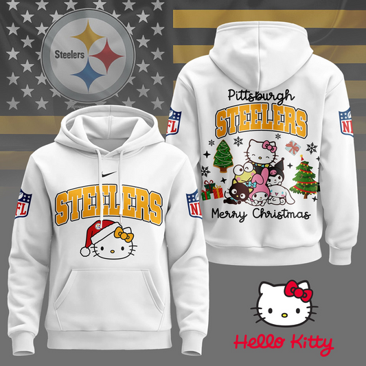 PS Premium NFL Hello Kitty Christmas 3D Hoodie DDT CTND