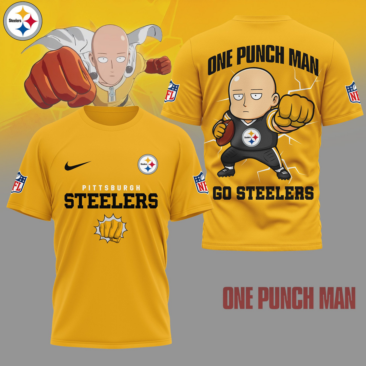 PS Premium NFL One Punch Man Fan 3D Shirt DDT NTL
