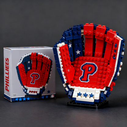 MLB Teams Baseball Glove Building Block Set DDT NTL