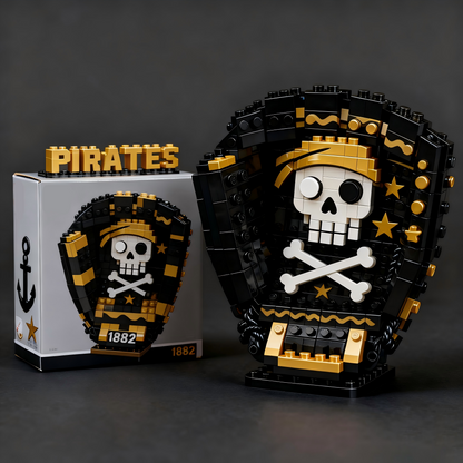 MLB Teams Baseball Glove Building Block Set DDT NTL