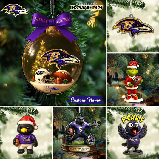 Premium NFL BAL Chrismast Ornament V4 NMD TTV