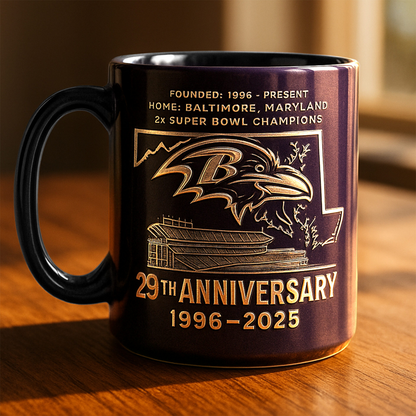 Premium NFL BAL The Anniversary Mug V1 NMD TTV