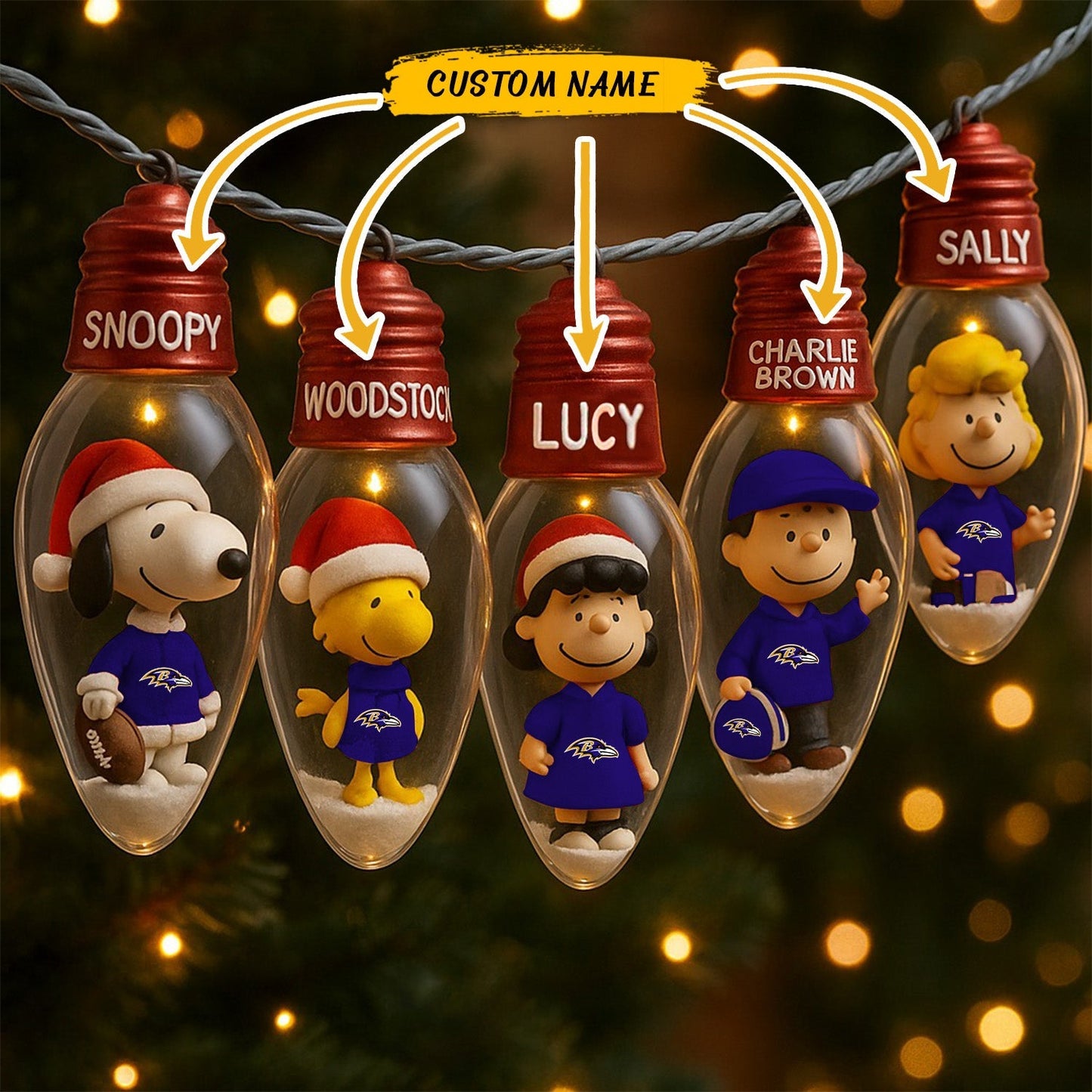 Premium NFL BAL x SNP String Lights V1 NMD NHM