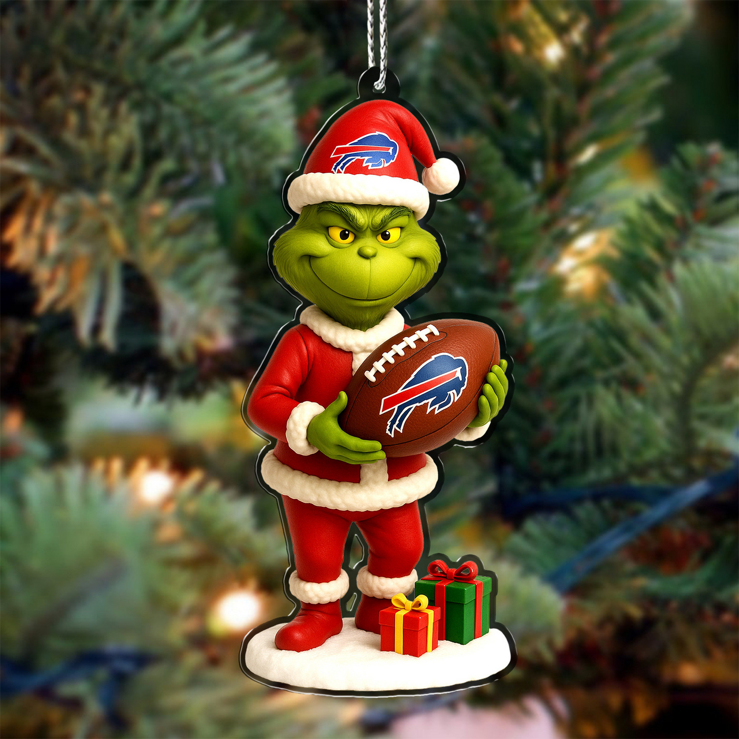 Premium NFL BUF Chrismast Ornament V4 NMD TTV