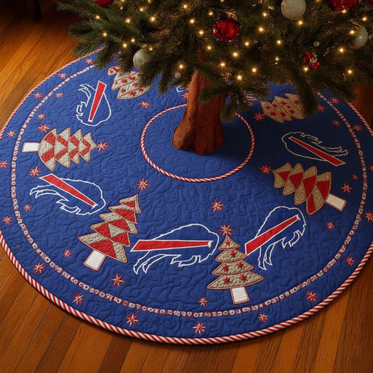 Premium NFL BUF Chrismast Tree Skirt V2 NMD NHM