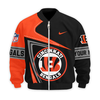 Premium NFL CIN Bomber Jacket V1 NMD NHM