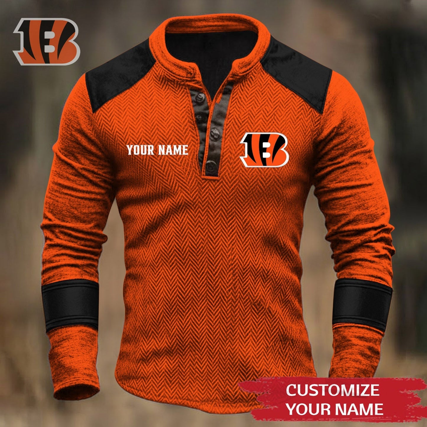 Premium NFL CIN Button Down Jacket V1 NMD NHM