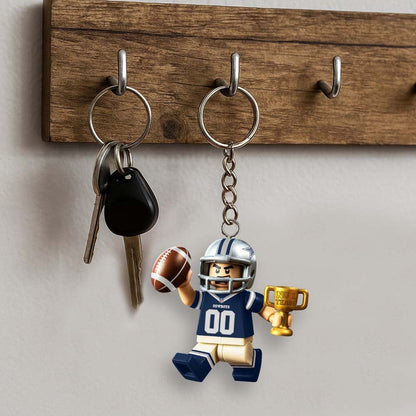 Premium NFL DAL Lego No. 1 Key Chain V1 NMD NHM