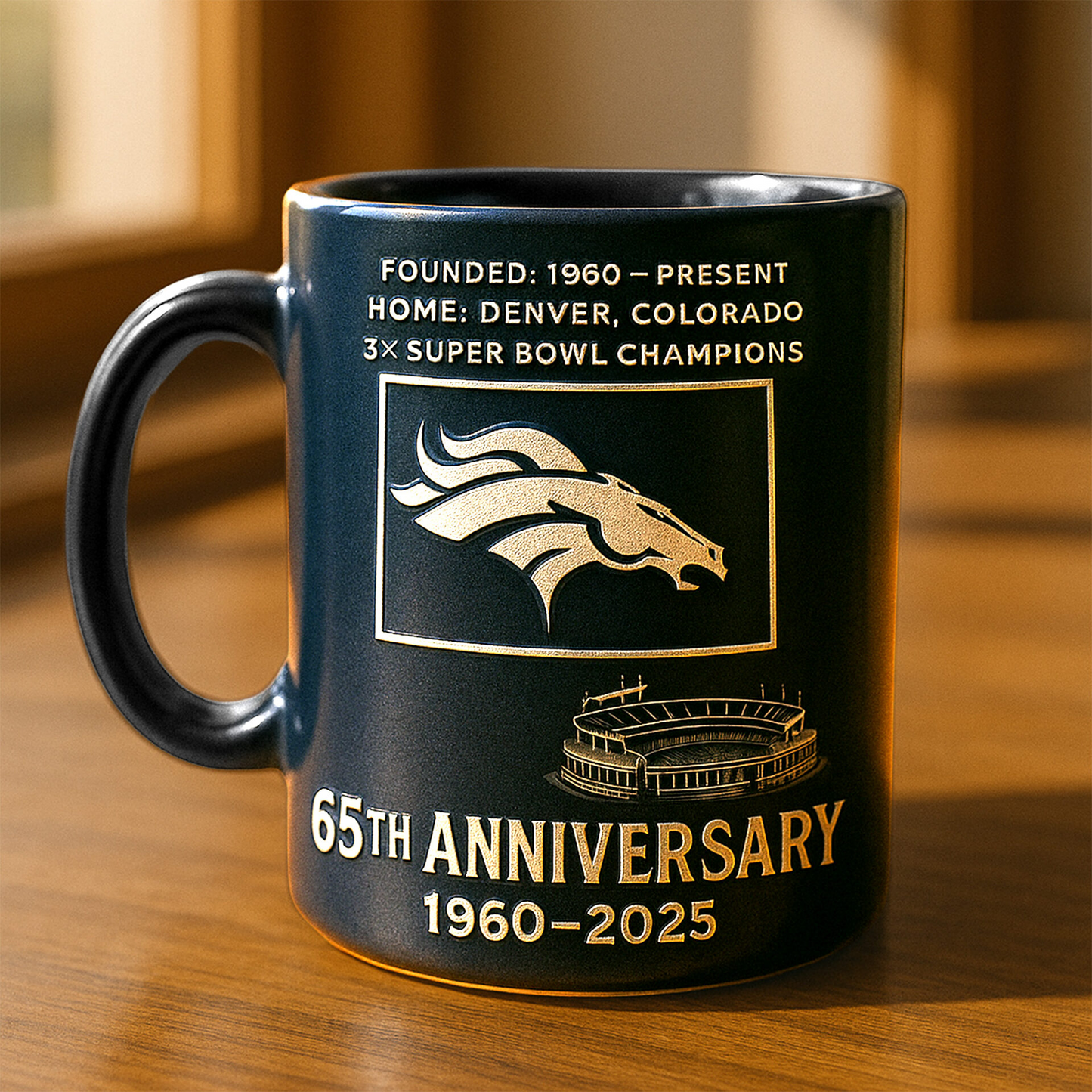 Premium NFL DEN The Anniversary Mug V1 NMD TTV