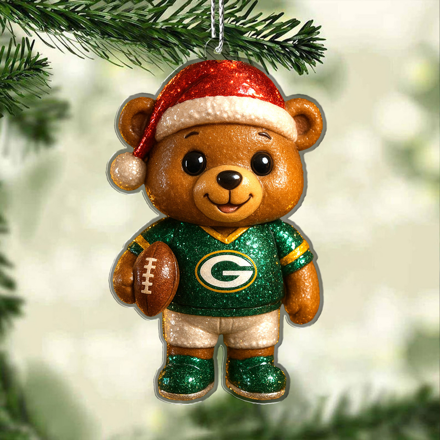 Premium NFL GB Chrismast Ornament V4 NMD TTV