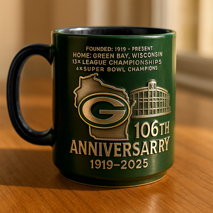 Premium NFL GB The Anniversary Mug V1 NMD TTV