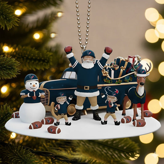 Premium NFL HOU Christmas Tree Ornament V3 NMD NHM