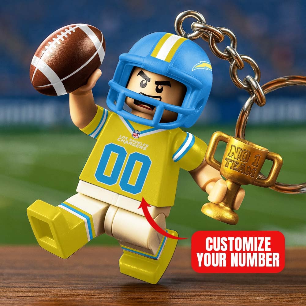 Premium NFL LAC Lego No. 1 Key Chain V1 NMD NHM