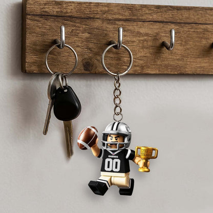 Premium NFL LV Lego No. 1 Key Chain V1 NMD NHM