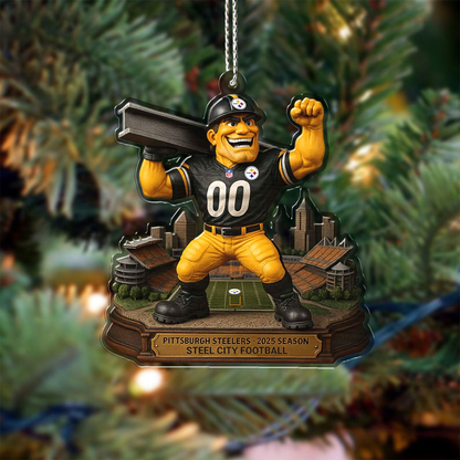 Premium NFL PIT Chrismast Ornament V4 NMD TTV