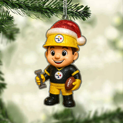Premium NFL PIT Chrismast Ornament V4 NMD TTV