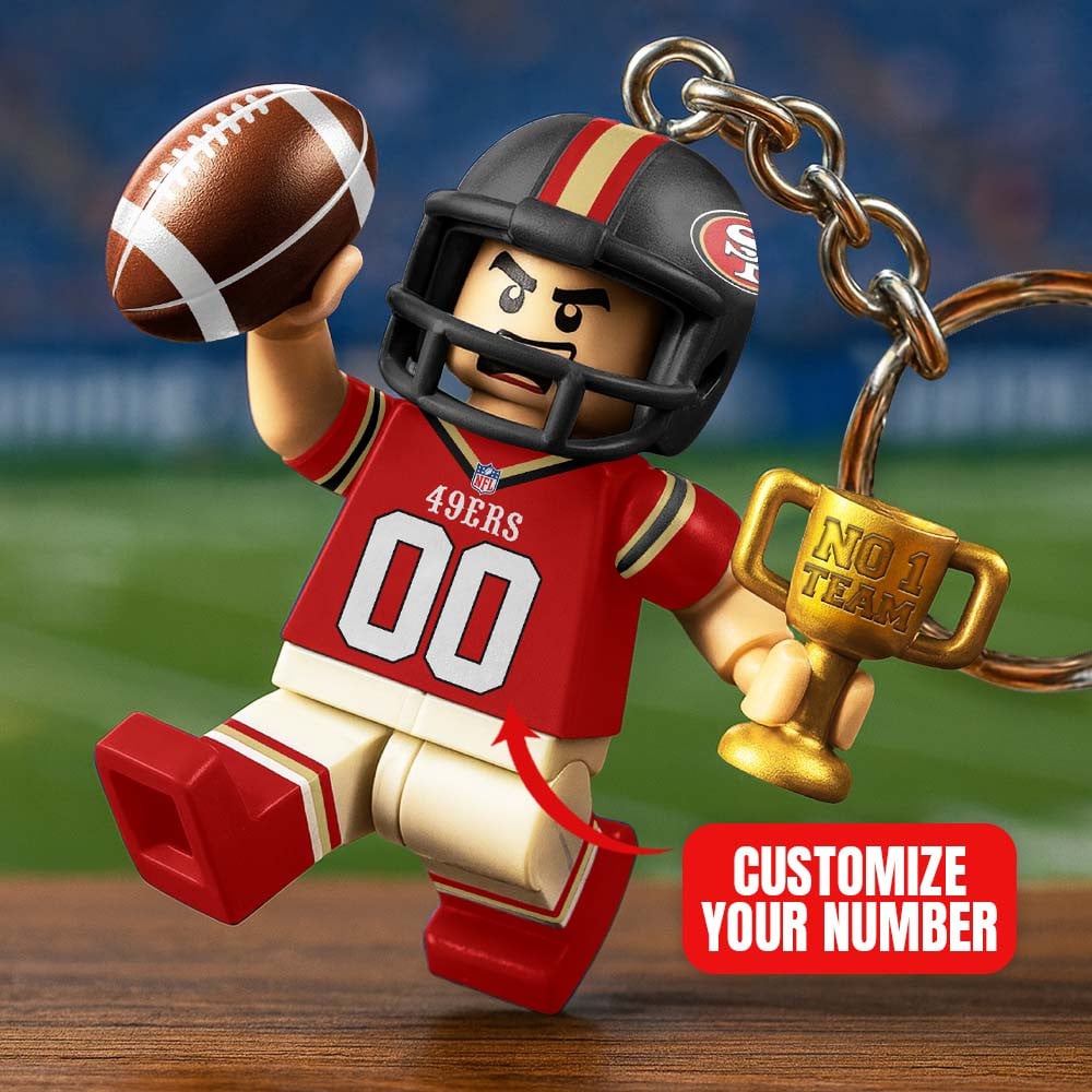Premium NFL SF Lego No. 1 Key Chain V1 NMD NHM