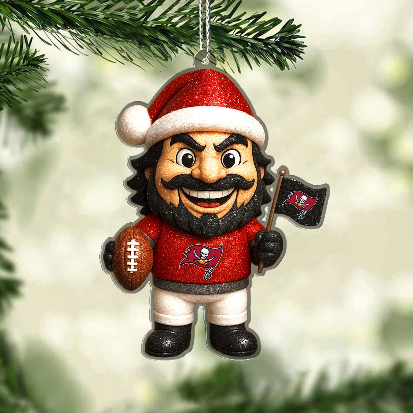 Premium NFL TB Chrismast Ornament V4 NMD TTV