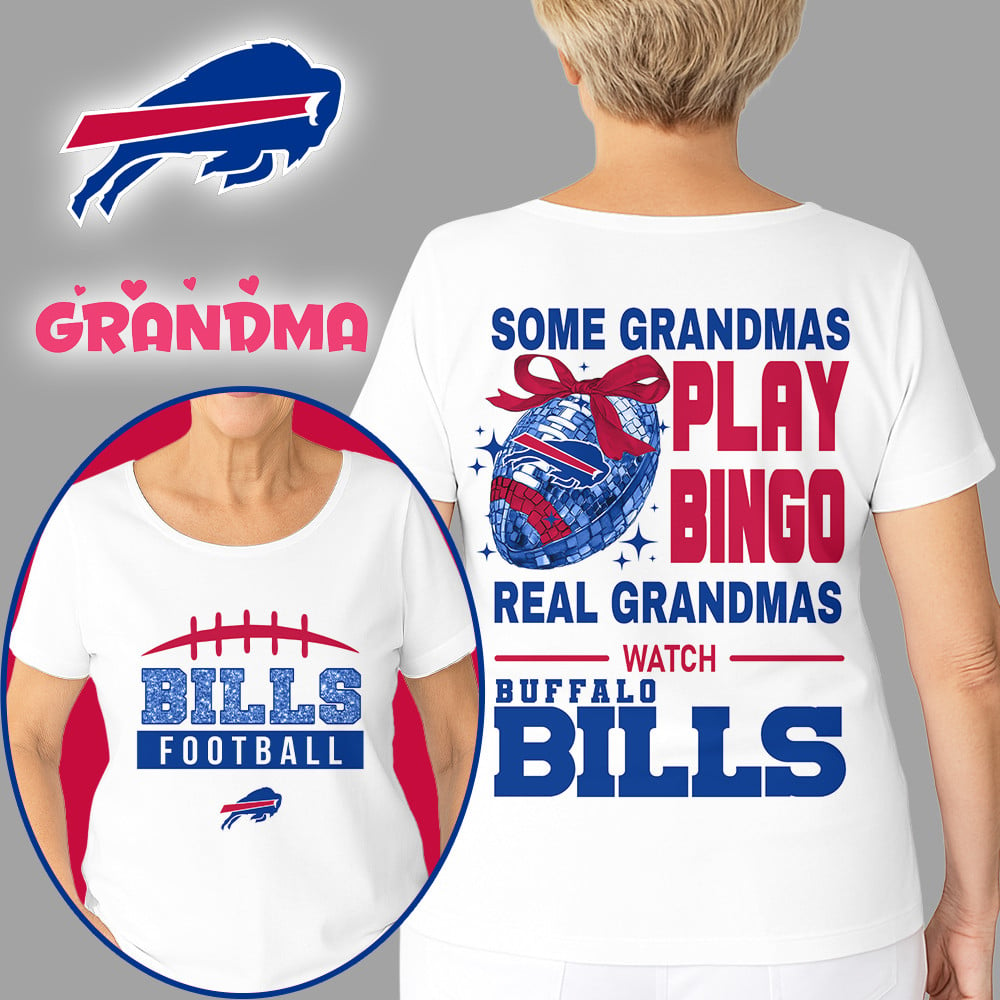 Premium NFL X BUF Football Grandmas Fan 3D SHIRT  NDT NHM