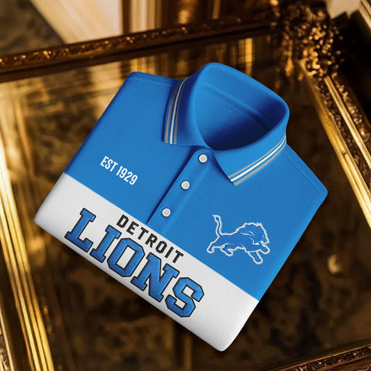 Premium NFL X DET ClassicPolo Shirt NDT NHM