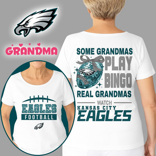 Premium NFL X PHI Football Grandmas Fan 3D SHIRT  NDT NHM