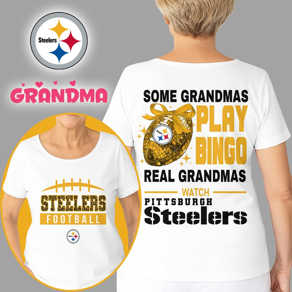 Premium NFL X PIT Football Grandmas Fan 3D SHIRT  NDT NHM