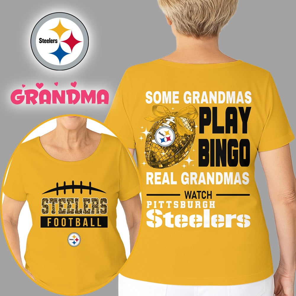 Premium NFL X PIT Football Grandmas Fan 3D SHIRT  NDT NHM
