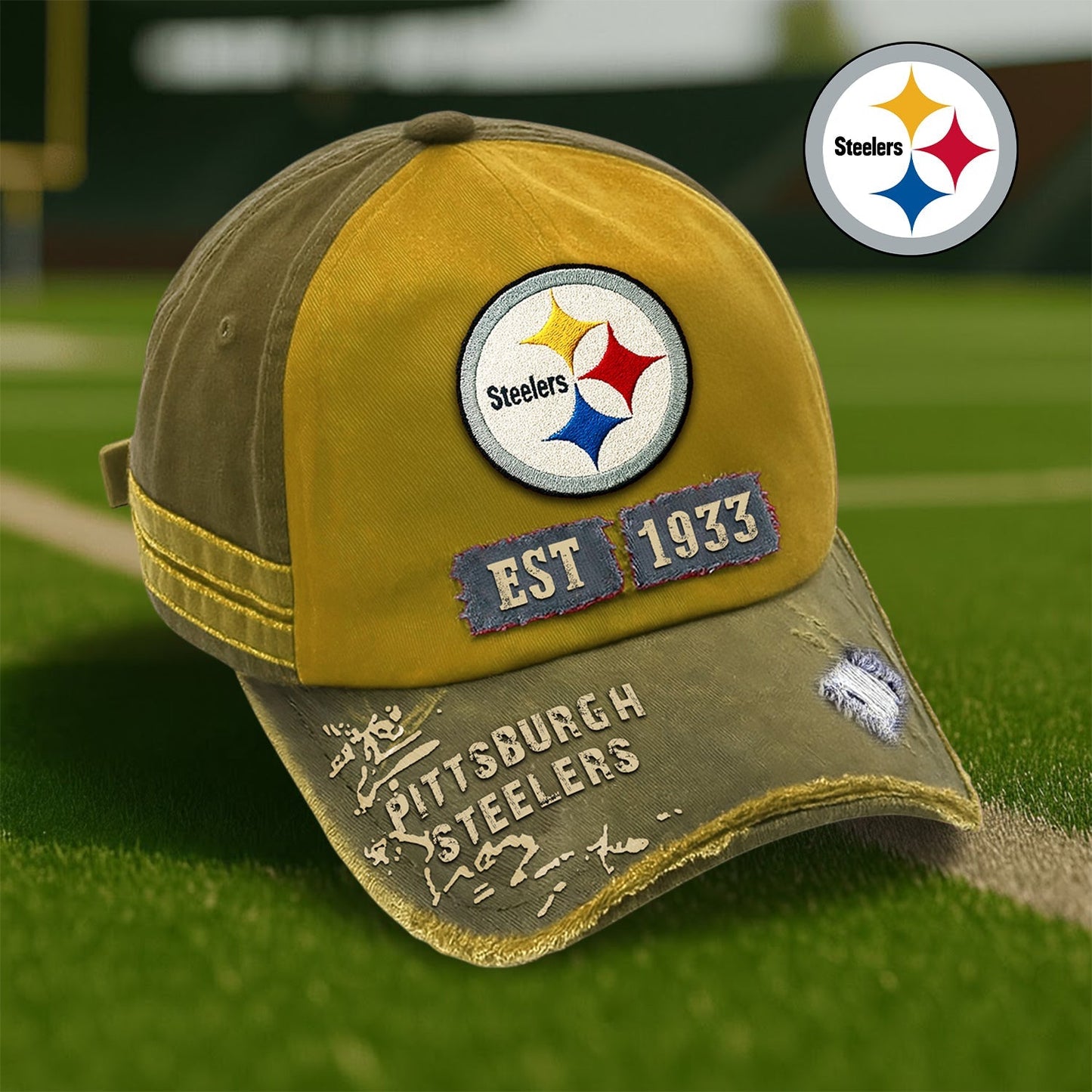 Premium NFL x PIT Legacy Classic Cap NDT NHM