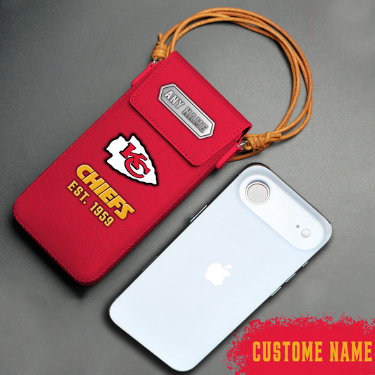 Premium Nappa Leather X NFL KCC Strap Case NDT TDT