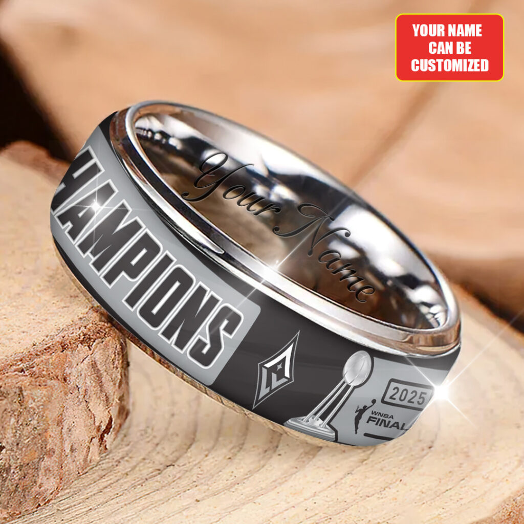 Premium WNBA LVA Champions 2025 Acrylic Custom Alloy Ring V1 NMD TTV