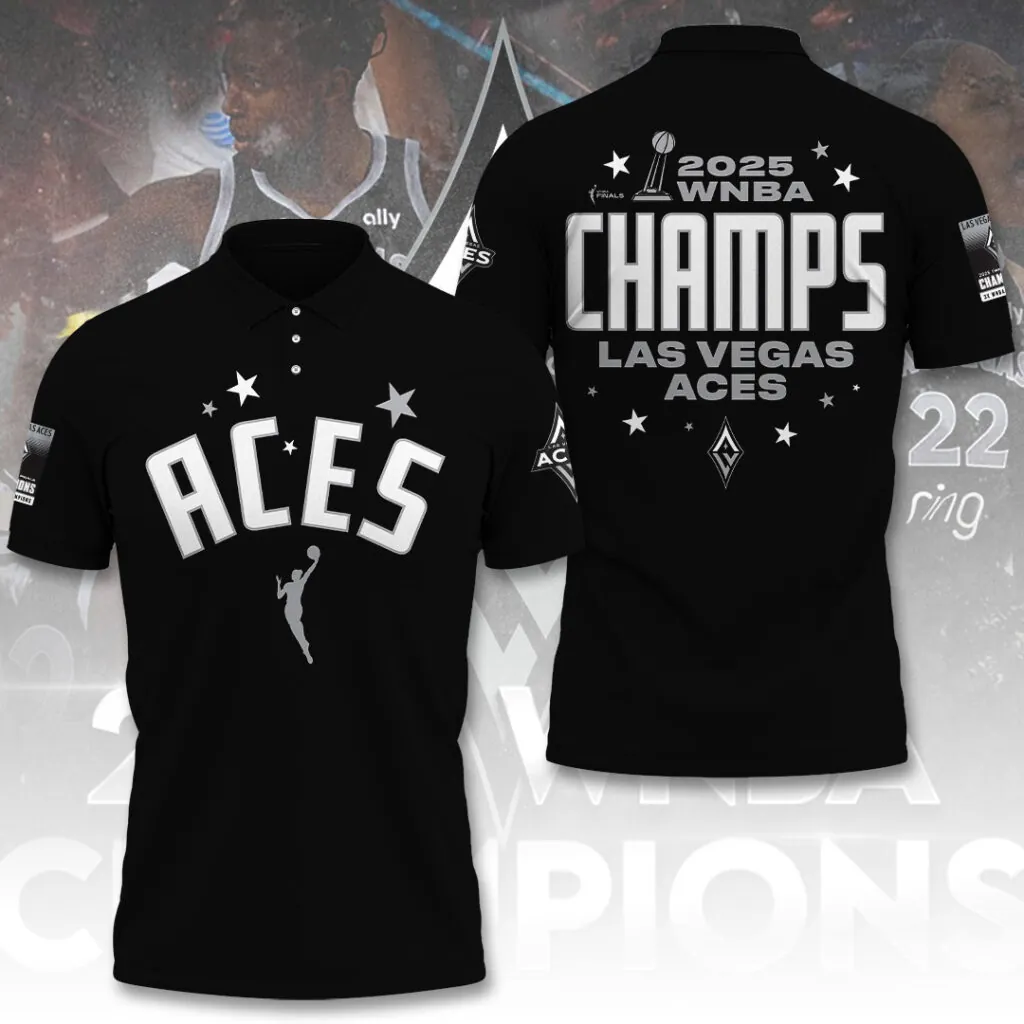 Premium WNBA LVA Champions 2025 Polo V16 NMD TTV