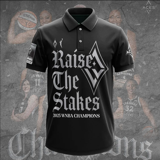 Premium WNBA LVA Champions 2025 Polo V6 NMD TTV