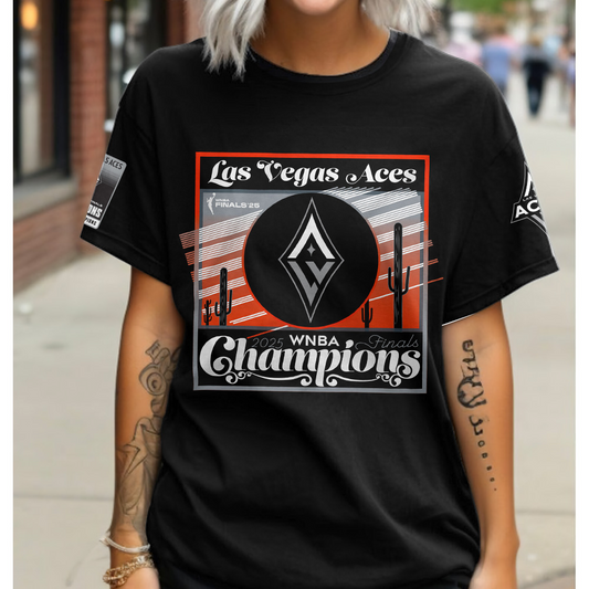Premium WNBA LVA Champions 2025 T-shirt V10 NMD TTV