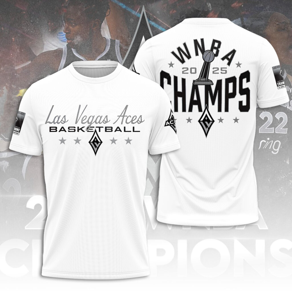 Premium WNBA LVA Champions 2025 T-shirt V11 NMD TTV