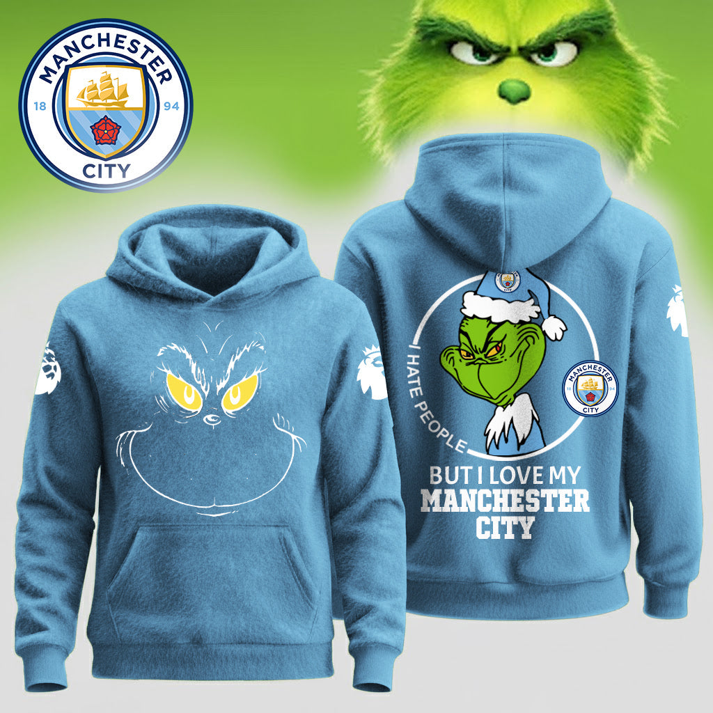Premium EPL X MANC Grinch Christmas Hoodie V3 NDT NHM 141125