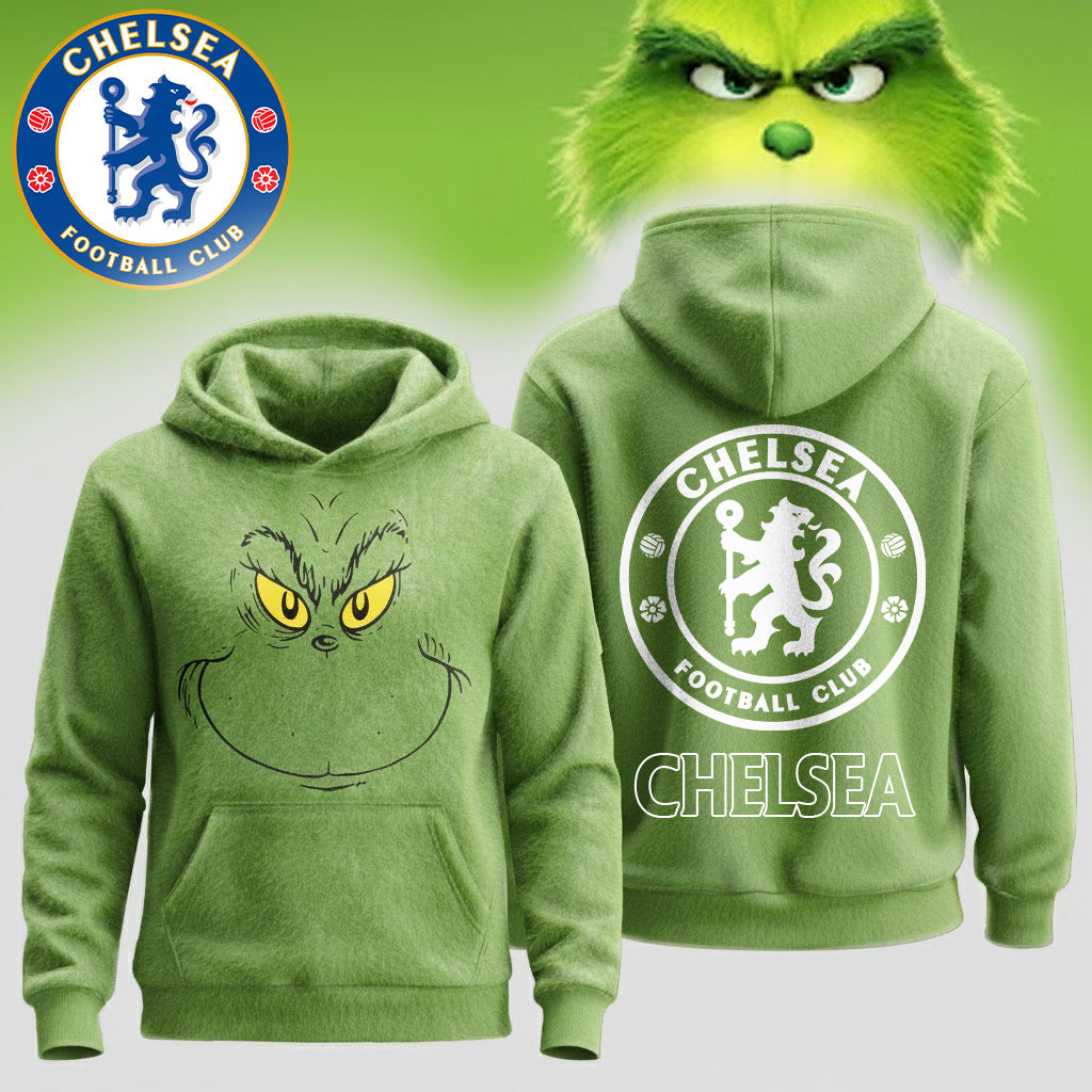 Premium EPL X CHE Grinch Christmas Hoodie V3 NDT NHM 141125