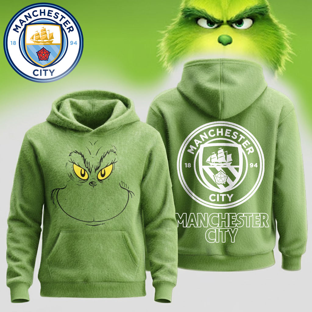 Premium EPL X MANC Grinch Christmas Hoodie V3 NDT NHM 141125